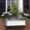 Lawnitator 7 ft. Yorkshire Window Box, White LA2621825